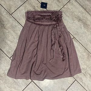 NWT Anthropologie RYU Lavender Purple Strapless Babydoll Dress Medium